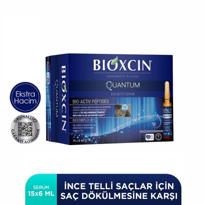 Bioxcin Quantum Saç Güçlendirici Serum 15 x 6 ml