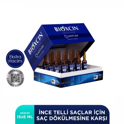 Bioxcin Quantum Saç Güçlendirici Serum 15 x 6 ml