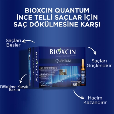 Bioxcin Quantum Saç Güçlendirici Serum 15 x 6 ml