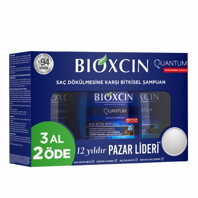 Bioxcin Quantum Şampuan 3al 2öde (Kuru-Normal Saçlar)