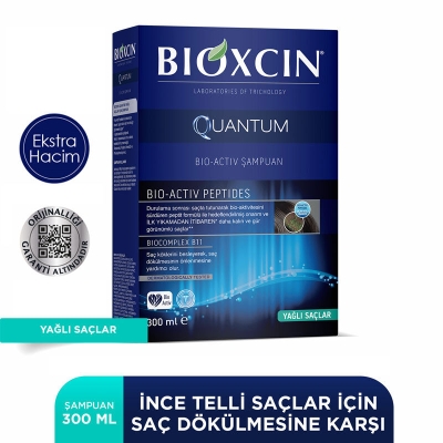 Bioxcin Quantum Yağlı Saçlar İçin Şampuan 300ml