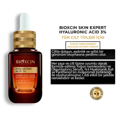 Bioxcin Skin Expert Hyaluronic Acid 3% Yoğun Nemlendirici Serum 30 ml