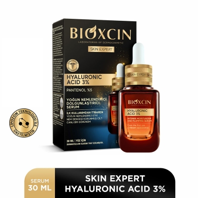 Bioxcin Skin Expert Hyaluronic Acid 3% Yoğun Nemlendirici Serum 30 ml