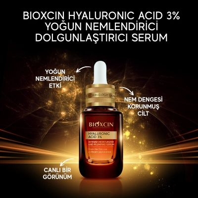 Bioxcin Skin Expert Hyaluronic Acid 3% Yoğun Nemlendirici Serum 30 ml