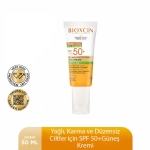 Bioxcin Sun Care Düzensiz Ciltler için Spf 50 Güneş Kremi 50 ml - Thumbnail