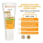 Bioxcin Sun Care Düzensiz Ciltler için Spf 50 Güneş Kremi 50 ml - Thumbnail