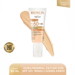 Bioxcin Sun Care Kuru Ciltler için Güneş Kremi SPF 50+ 50 ml - Renkli - Thumbnail