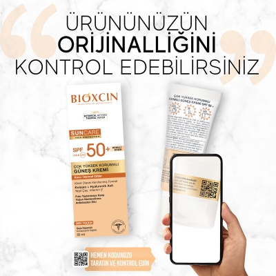 Bioxcin Sun Care Kuru Ciltler için Güneş Kremi SPF 50+ 50 ml - Renkli