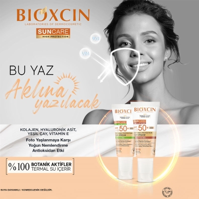 Bioxcin Sun Care Lekeli Ciltler için Güneş Kremi SPF 50+ 50 ml - Renkli