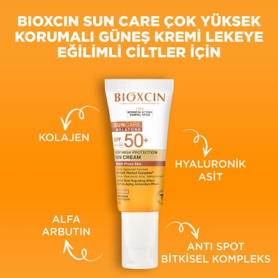 Bioxcin Sun Care Lekeye Eğilimli Ciltler İçin Güneş Kremi SPF50+ 50 ml