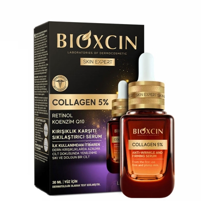 Bioxcin Skin Expert Collagen 5% Kırışıklık Karşıtı Sıkılaştırıcı Serum 30 ml