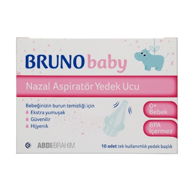 Bruno Baby Nazal Aspiratör Yedek Ucu 10 Adet