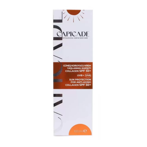 Capicade SPF 50+ Collagen Güneş Koruyucu Krem 100 ml - 1