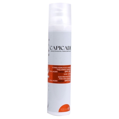 Capicade SPF 50+ Collagen Tinted Güneş Koruyucu Krem 100 ml