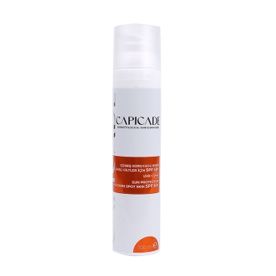 Capicade SPF50+ Lekeli Ciltler İçin Güneş Koruyucu Krem 100 ml