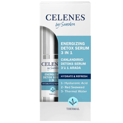 Celenes By Sweden Canlandırıcı Detoks Serum 3ü1 Arada