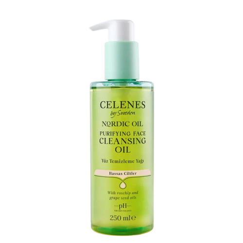 Celenes By Sweden Nordic Oil Hassas Ciltler İçin Arındırıcı Yüz Temizleme Yağı 250 ml - 1