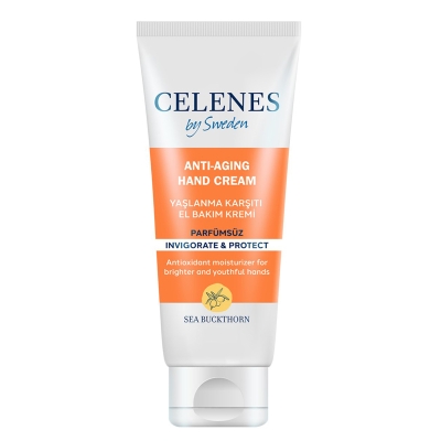 Celenes By Sweden Sea Buckthorn Parfümsüz Yaşlanma Karşıtı El Bakım Kremi 75 ml