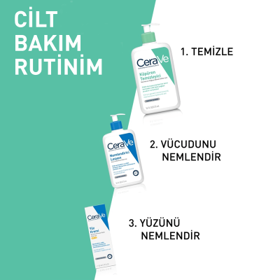 CeraVe Normal Ve Yağlı Ciltler İçin Köpüren Temizleyici 473 ml