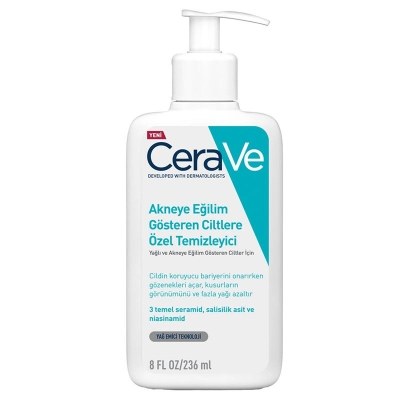 CeraVe Yağlı Ve Akneye Eğilimli Ciltler İçin Yüz Temizleme Jeli 236 ml