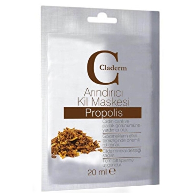 Claderm Propolis İçerikli Arındırıcı Kil Maskesi 20 ml