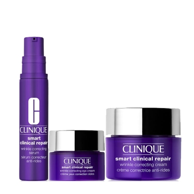 Clinique Smooth - Renew Lab - Yaşlanma Karşıtı Cilt Bakım Seti