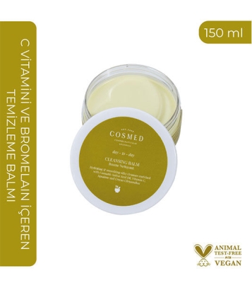 Cosmed Day to Day C Vitamini ve Bromelain İçeren Temizleme Balmı 150 ml