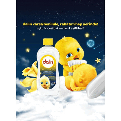 Dalin Rahat ve Mutlu Bebek Yağı 200 ml