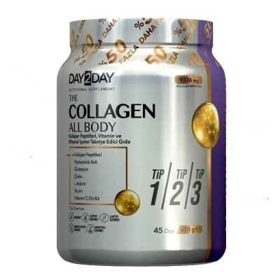 Day2Day The Collagen All Body Takviye Edici Gıda 450 gr