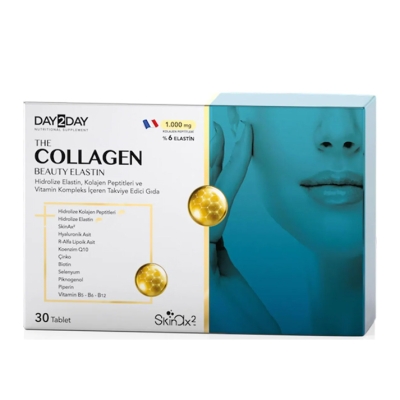 Day2Day The Collagen Beauty Elastin Takviye Edici Gıda 30 Tablet