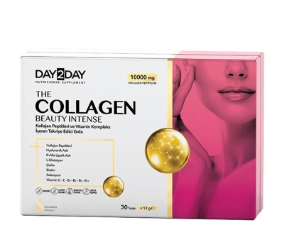 Day2day The Collagen Beauty Intense Ananas Aromalı Kolajen Takviyesi 30 Saşe