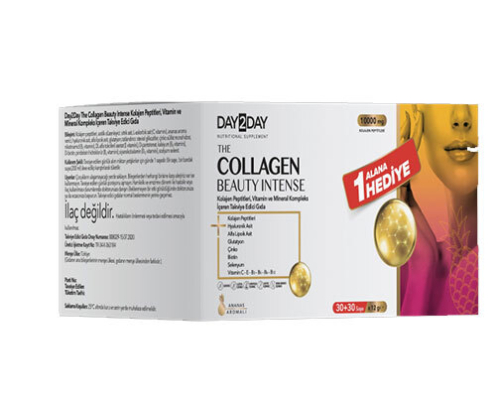 Day2Day The Collagen Beauty Intense Takviy Edici Gıda 1 Alana 1 Hediye - 1