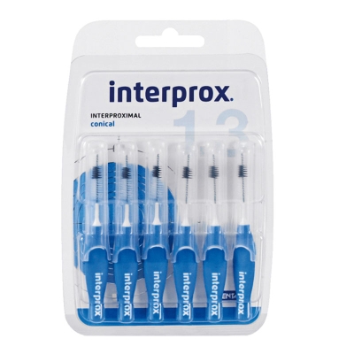 Dentaid INTERPROX 4G Conical Blister 6 Adet - Mavi - N31189