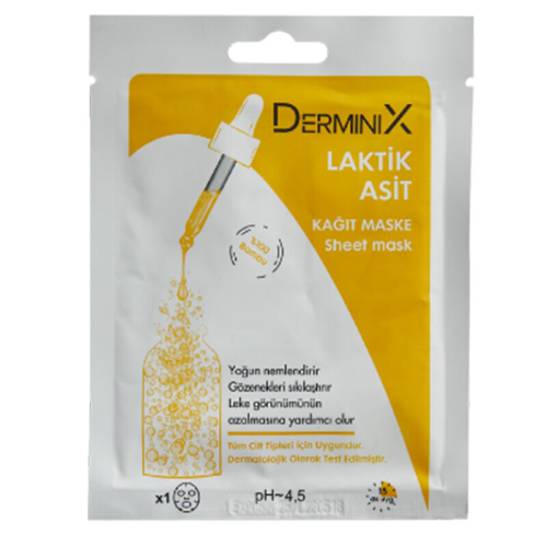 Derminix Laktik Asit Kağıt Maske 1 Adet - 1