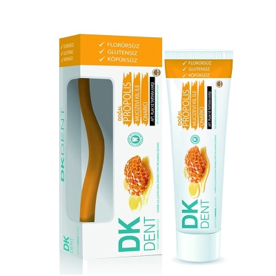 Dermokil Dk Dent Propolis Diş Macunu 75 ml + Diş Fırçası HEDİYE