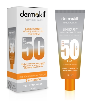 Dermokil Leke Karşıtı Güneş Koruyucu Yüz Kremi 50 ml