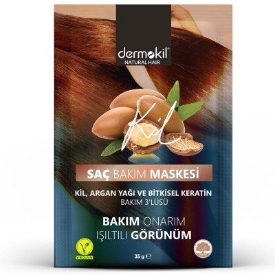 Dermokil Natural Hair Argan Saç Bakım Maskesi 35 gr