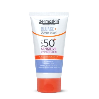 Dermoskin Bluage+ SPF50+ Hassas Ciltler İçin Güneş Kremi 50 ml