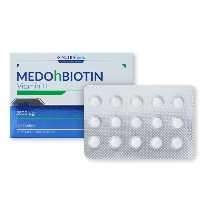 Dermoskin Medohbiotin Biotin 2,5mg 120 Tablet