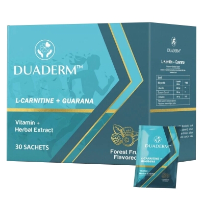 Duaderm L-Karnitin Guarana Takviye Edici Gıda 30 Şase