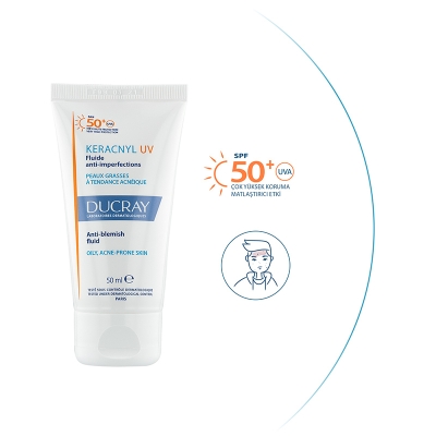 Ducray Keracnyl UV SPF50+ Anti Blemish Fluid 50 ml