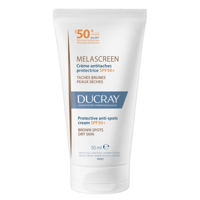 Ducray Melascreen Leke Eğilimli ve Kuru Ciltler İçin Güneş Koruyucu SPF 50+ 50 ml