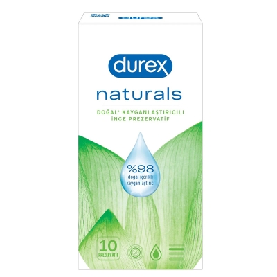 Durex Naturals 10 Adet Prezervatif