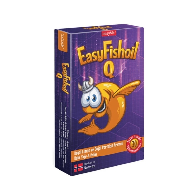 Easy Fish Oil Q Kids Çiğnenebilir 30 Tablet