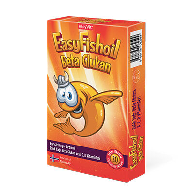 Easy Fish Oil Beta Glukan Çiğnenebilir 30 Jel Form