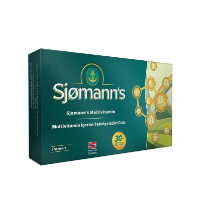 Sjomann’s Multivitamin İçeren Takviye Edici Gıda 30 Adet Çiğnenebilir Jel Form