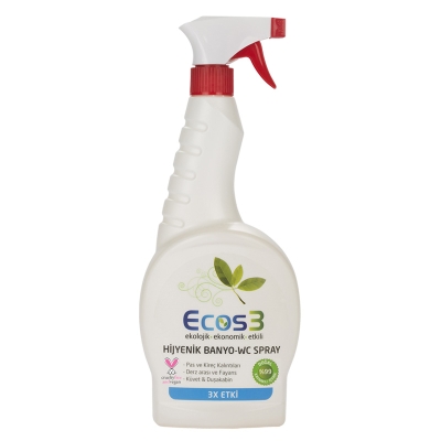 Ecos3 Ekolojik Banyo ve Tuvalet Temizleyici Sprey 750ml