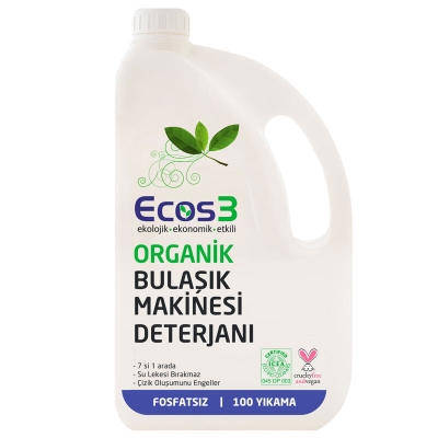 Ecos3 Ekolojik Bulaşık Makinesi Deterjanı 2500 ml