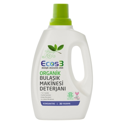 Ecos3 Ekolojik Bulaşık Makinesi Deterjanı 750 ml