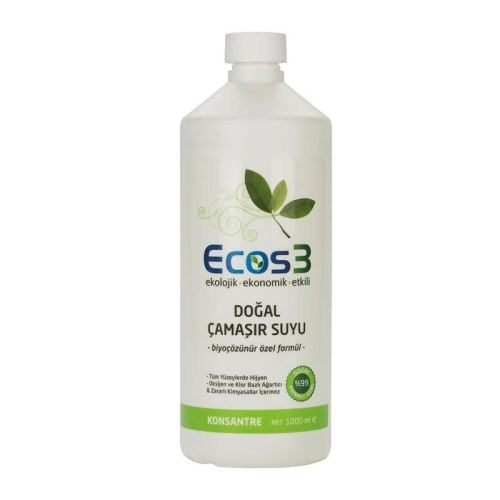 Ecos3 Ekolojik Doğal Çamaşır Suyu 1LT - 1